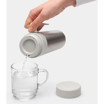 Brabantia Make & Take термокружка 228667, 0,5л, нержавеющая сталь, горячее 6ч, холодное 12ч, 100% герметичная (228667)