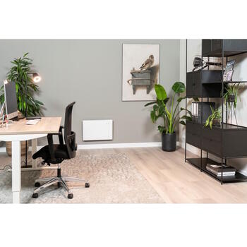 Eurom Alutherm 1000 WiFi konvektora sildītājs telpu apkurei 1000W WiFi viedā vadība sienas un grīdas uzstādīšana (360714)