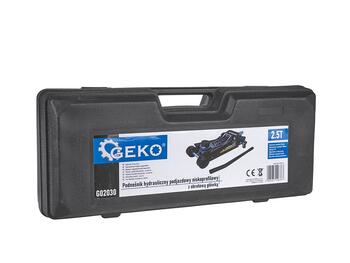 Zema profila hidrauliskais servisa domkrats 2.5T pacelšanas augstums 80-365mm G02030, GEKO (G02030)