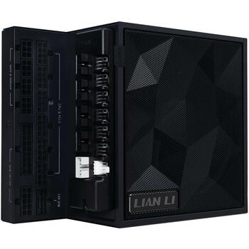 Lian Li Datora barošanas bloks EDGE GOLD 1200 G9P.EG1200G.BH00.EU, 1200W, 80 PLUS Gold, pilnībā modulārs, USB centrmezgls (G9P.EG1200G.BH00.EU)