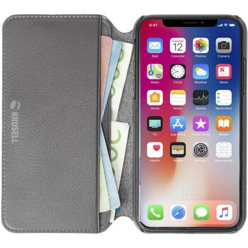 Krusell Pixbo 4 Card SlimWallet 61488, 16,5см, Folio, Серый, 4 карманов для карт, Защита от царапин, Пылезащита (61488)