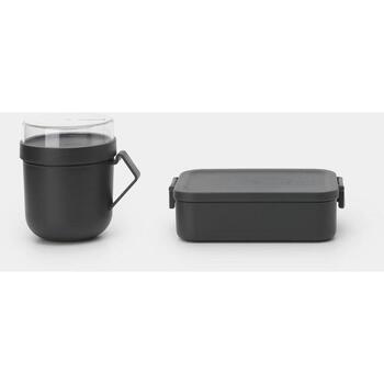 Brabantia Make & Take ланч-набор 206665, 1,1л, 600мл, 180мл, 4 бутерброда, микроволновая печь, морозильник, посудомоечная машина (206665)