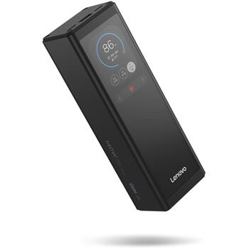 Lenovo 40AL140WWW 140W умный power bank для ноутбука, 20000mAh, Li-Ion, 2xUSB-C, 1xUSB-A, 5A, 28V, дисплей, черный (40AL140WWW)