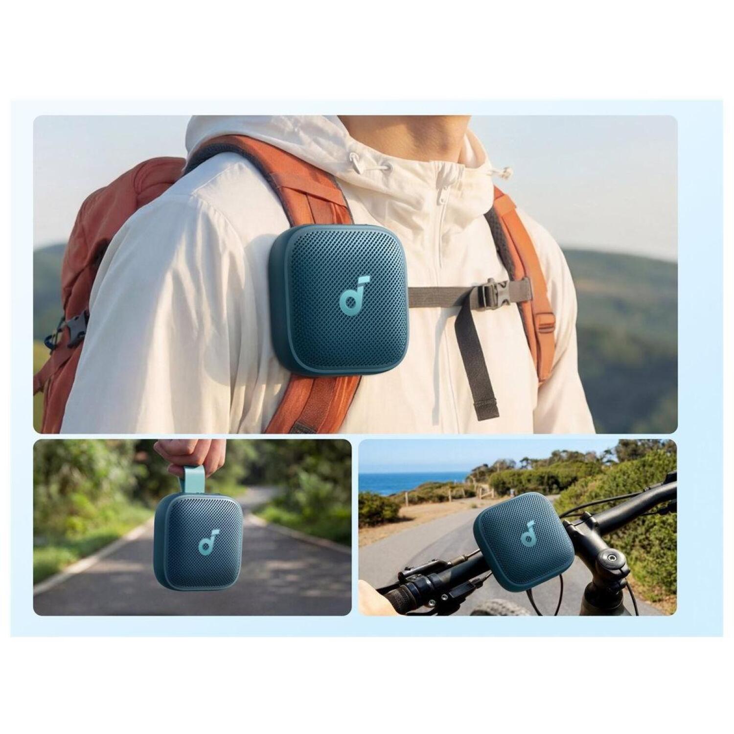 Anker Soundcore колонка Boom Go 3i D5103030, 15 Вт, Bluetooth 6.0, 24 ч, синий, водонепроницаемая, портативная (D5103030)