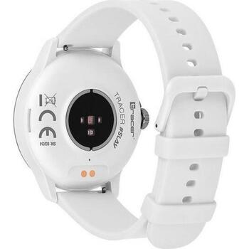 Tracer смарт-часы SMK3 Slay White TRAFON47411, BT 5.3, 1.28'', 240 × 240 px, 16 MB FLASH, 0.08 MB RAM, 38.2 g (TRAFON47411)