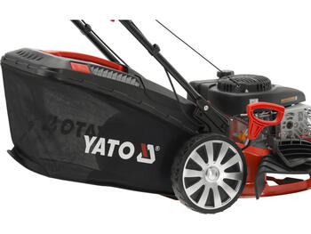 Yato бензиновая самоходная газонокосилка YT-85525, 460 мм, 2.4 кВт, 139 см³, LONCIN LC1P65FE, 62 л, 25-75 мм, 8 ступеней, 4-в-1 (YT-85525)