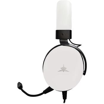 White Shark Наушники GH-2540 ELEPHANT-W, 330g, Белый, 1.8m, 32Ω, 20Hz-20KHz, 108dB, Проводные, Микрофон, Регулятор громкости (ELEPHANT-W)