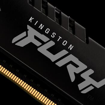 Kingston Оперативная память (RAM) Fury Beast KF432C16BBK2/16, 16 ГБ, 3200 МГц, 1.35 В, комплект из 2 модулей, CL17 (KF432C16BBK2/16)