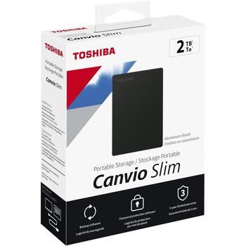 Toshiba Внешний жесткий диск Slim HDTD320EK3EA, 2000 ГБ, 2.5