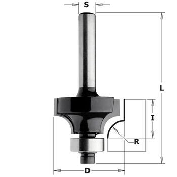 Cmt Frēzes asmens K938-287, 8mm, 28,7mm, 15,5mm, 53mm, 2, koks, HW (K938-287)