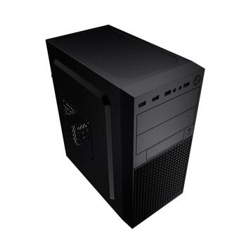 Gembird Корпус компьютера Fornax K300 CCC-FC-K300, 2x USB 3.0, 2x USB 2.0, черный, Mini Tower, Micro ATX (CCC-FC-K300)