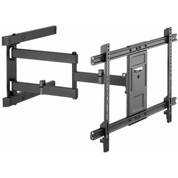 Gembird sienas stiprinājums WM-80ST-05, atbalsta 1 televizoru, 37-80 collas, VESA 200x200-600x400 mm, 50 kg, 180° pagrieziens (WM-80ST-05)