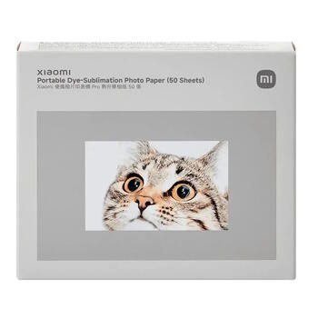 Фото бумага (сублимационная) 50 листов Portable Dye-Sublimation Photo Paper 50 Sheets BHR082PGL Xiaomi (BHR082PGL)