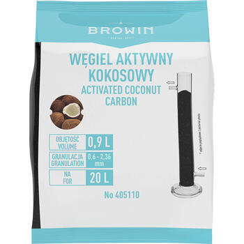 Browin Aktivētā ogle 405110, 0.46kg, 20L filtrēšanai, kokosriekstu izejviela (405110)