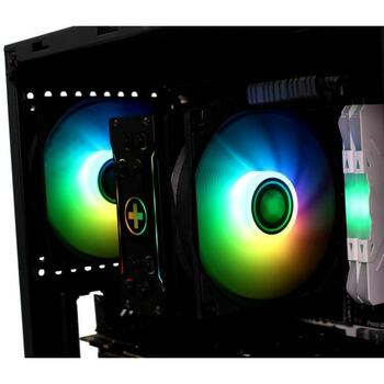 Xilence CPU dzesētājs M704PRO.ARGB XC056, 120mm, 1500RPM, 12V, FDB, melns, 4x6mm vara siltuma caurules (XC056)