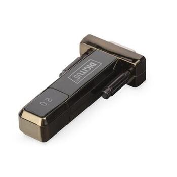 Digitus USB-адаптер последовательного интерфейса DA-70156, RS232, USB 2.0, 1 Мбит/с, FTDI FT232RL, USB удлинитель, Windows (DA-70156)