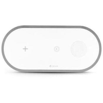 Devia Беспроводное зарядное устройство 120EA2190001, 9V/1,67A, 9V/1,1A, 9V/0,55A, 9V/0,21A, 1м кабель Type-C (120EA2190001)