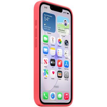 Apple Мобильный телефон Корпус MHWH4ZM/A, Силикон, 45% переработанный, Красный цвет, Совместимость с MagSafe (MHWH4ZM/A)