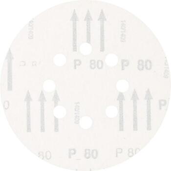 Slīpēšanas disks Velcro KSS 8 atveres 150mm P80, Pferd (599129&PFERD)