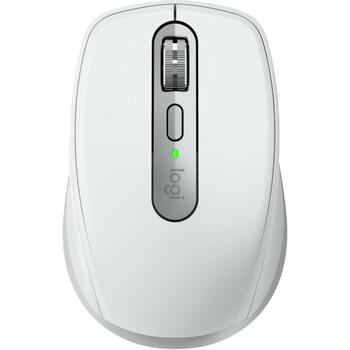 Logitech USB datorpele MX Anywhere 3S 910-006930, 8000 DPI, 6 pogas, RF bezvadu + Bluetooth, akumulators, USB-C uzlāde (910-006930)