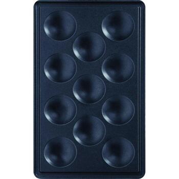Tefal Мини закусочные тарелки XA801212, 2x тарелки, черный, можно мыть в посудомоечной машине, антипригарное покрытие (XA801212)