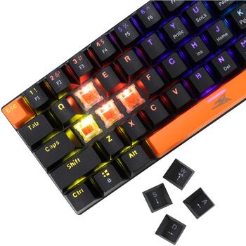 Baracuda Механическая клавиатура DOLPHIN-B-RED BGK-03111, 61 клавиша, USB, красные переключатели, подсветка (DOLPHIN-B-RED)