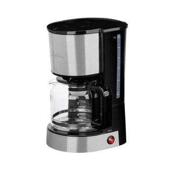 Jata Кофеварка JECA1512, 1.5L, 800W, 6-18 чашек, постоянный фильтр, стеклянный кувшин, автоматическое отключение (JECA1512)
