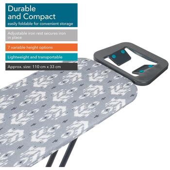 Beldray LA023995IKATFEU7 Collapsible Ironing Board 110 X 33 CM (LA023995IKATFEU7)