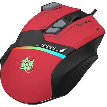 Tracer spēļu pele GameZone Spectra TRAMYS47839, 800-7200 dpi, USB, optiskā, RGB, 8 pogas, sarkana (TRAMYS47839)