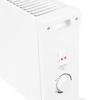 Elektriskais konvektora sildītājs telpu papildu apsildei 2000W 70m³ 3 režīmi termostats balts CK2000 360271 Eurom (360271)