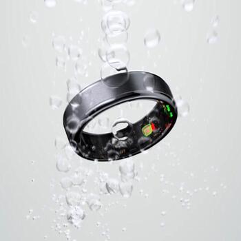 Manta Умное кольцо SR01SL-62, 62mm, IP68, частота сердечных сокращений, уровень кислорода, уровень стресса, счетчик шагов (SR01SL-62)