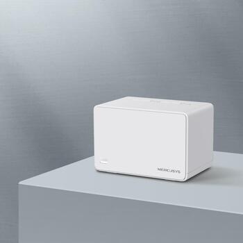 Mercusys bezvadu tīkla sistēma HALOH80X(2-PACK) 3000 Mbit/s, 2.4 GHz/5 GHz, 3 RJ-45 porti, 2 vienības, balta (HALOH80X(2-PACK))
