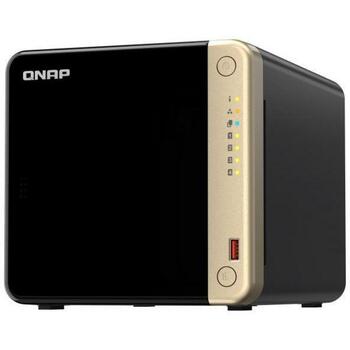Qnap NAS хранилище TS-464-8G, Intel Celeron N5095 4-ядерный, 8 ГБ ОЗУ, 2.5GbE, 4 отсека, HDMI 1, USB 2.0 2, USB 3.2 2 (TS-464-8G)