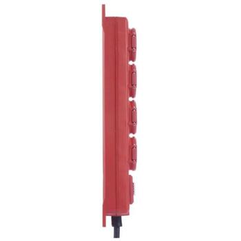 Emos Удлинитель P14201, 10 м, 4x2P + PE GERMAN IP44, 3 680 W, резина/неопрен, выключатель, защита от детей (P14201)