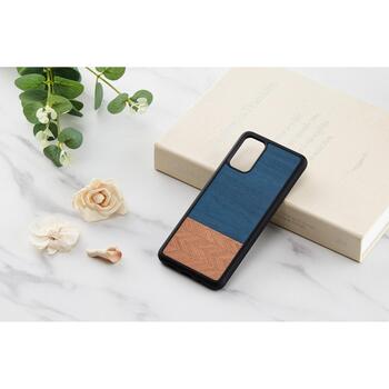 Man&Wood чехол M6640B, синий, совместим с Samsung Galaxy S20 Plus, 6.7 дюйма (M6640B)