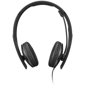Lenovo наушники 4XD1M45627, USB-C, черные, стерео, шумоподавление, микрофон, ответить/завершить (4XD1M45627)