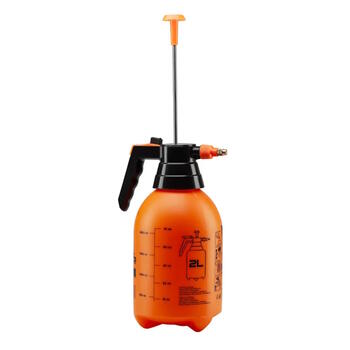 Kompakts rokas pneimatiskais dārza smidzinātājs – fumigators 2 L 2.5–3 bar regulējama metāla sprausla HDPE korpuss 2.5–3 m 70-145 Polax (70-145)
