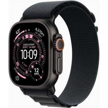 Apple Умные Часы Ultra 3 MF0X4ET/A, 49mm, 64GB, Аккумулятор, GPS, LTE, Bluetooth 5.3, Водонепроницаемость 100m, Черный титан (MF0X4ET/A)