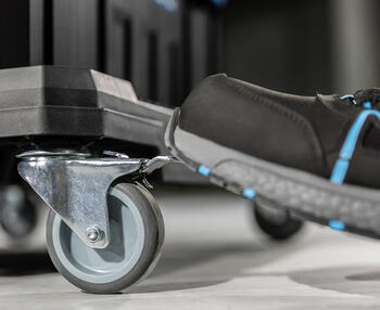 Hogert Transporta platforma HT7G504, 150kg, 585x440x440mm, 4 riteņi, 2 ar bremzēm, ABS un elastomēra riteņi (HT7G504)