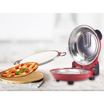 Beper Устройство для Выпечки Пиццы P101CUD300, 1200W, 400°C, 5 режимов, 31см плита, огнеупорный камень, таймер (P101CUD300)