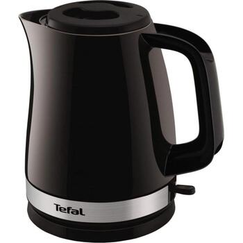 Tefal Электрический чайник KO150F30, 2400 Вт, 1.5 л, Пластик, 360° поворотная база, Черный (KO150F30)