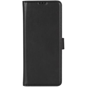 Krusell PhoneWallet Telefona vāciņš 62169, melna krāsa, Eco āda, 3 karšu slots, rēķinu kabata, izgriezums kamerai (62169)