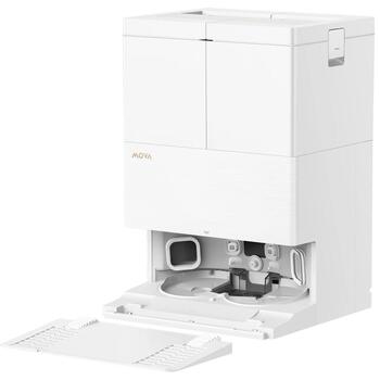 Mova робот-пылесос E50 Pro Ultra R6710A, 30000Па, 5200мАч, 3.2Л, 5Л, 9.7см, 35см, 1.5см, 180мин, 270мин, 12Н, 260об/мин, 100°C (R6710A)