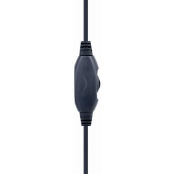 Gembird наушники GHS-05-O 20-20000 Гц, 32 Ω, 2 м кабель, поворотный микрофон, встроенное управление громкостью (GHS-05-O)