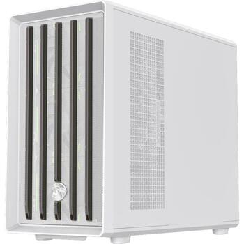 Gamemax Korpuss CLAW 360 WH, 4, M-ATX, 1 x USB 3.0, 1 x USB-C, 1 x austiņas, 175mm CPU dzesētājs (CLAW 360 WH)