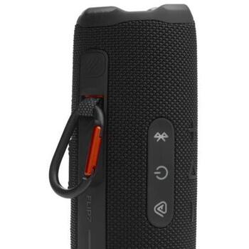 JBL Flip 7 portatīvais skaļrunis JBLFLIP7BLK, 35W, 60-20000Hz, Bluetooth 5.4, IP68, 14h, 4800mAh, melns (JBLFLIP7BLK)
