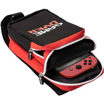 Subsonic Ceļojumu soma Nintendo Switch SA5714, Sarkans / melns, Siksna, Nintendo Switch, Switch OLED, Switch Lite aizsardzība (SA5714)