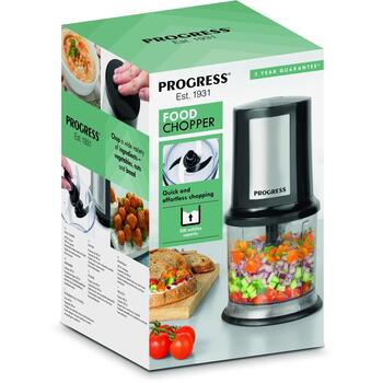 Progress Кухонный измельчитель EK5879PVDE, 500ml, черный, нержавеющая сталь, пластик, электрический измельчитель (EK5879PVDE)