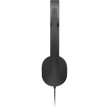 Lenovo проводная VoIP гарнитура 5000 4XD1R88995, 32Ω, 20-20kHz, -40dB, USB Type-A, USB Type-C, сертифицирована Microsoft Teams (4XD1R88995)