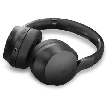 Lindy Наушники 73205, Bluetooth 5.3, ANC, 55 ч работы от аккумулятора, 40 мм динамики, черный, 85% снижение шума, 0.15 м кабель (73205)